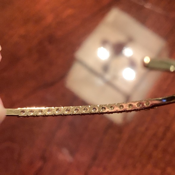 ✨18K GOLD PLATED CZ CUFF BRACELET ✨ - Picture 5 of 5